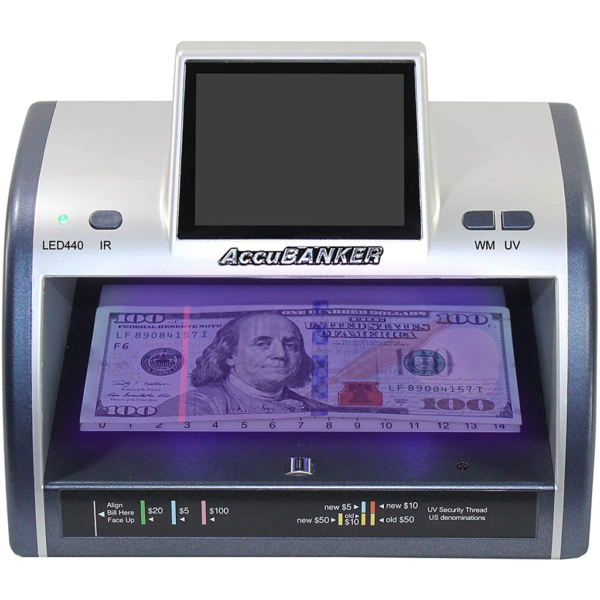 AccuBANKER LED440 – infrared counterfeit detector