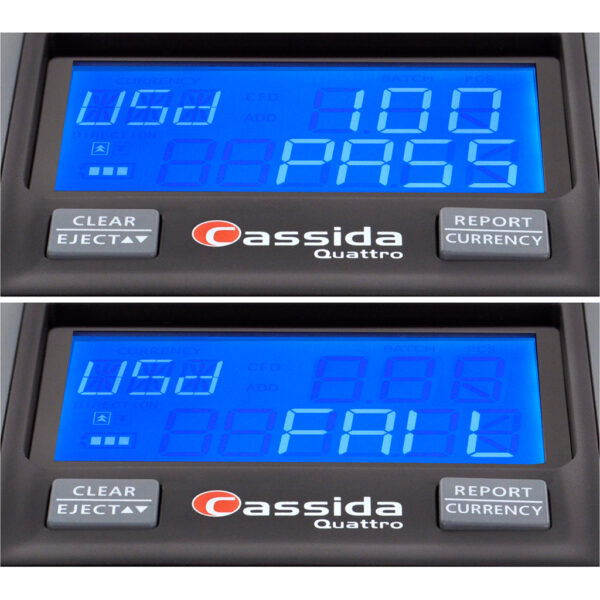 Cassida Quattro – automatic counterfeit detector with advanced sensors