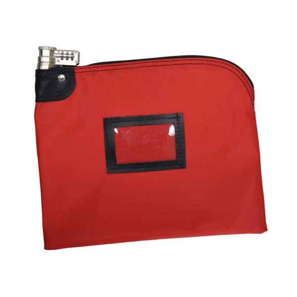 Red Combo Lock Deposit Bag