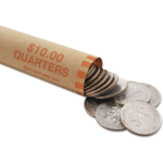 Nested Gunshell Coin Wrappers – Quarters